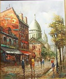 marie kroyer Montmartre Spain oil painting art